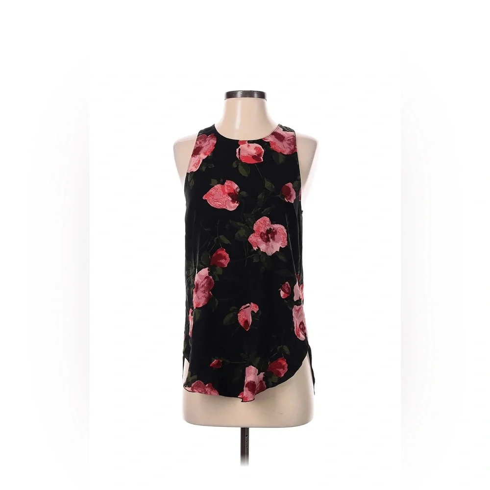 Aritzia Wilfred Sevres Blouse - Black / Floral (S) - Picture 3 of 7